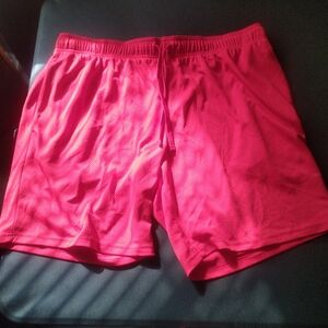 Red athletic works running shorts Size XL
